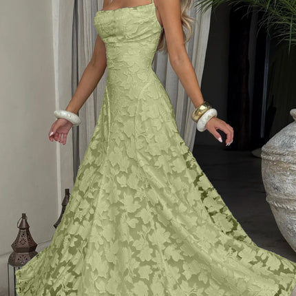 Summer Sling Chiffon Elegant Backless Party Dress