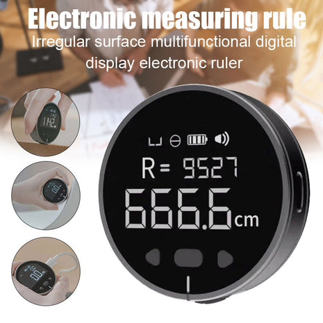 مسطرة قياس المسافات الرقمية ProMeasure™ – شريط قياس إلكتروني LCD عالي الدقة