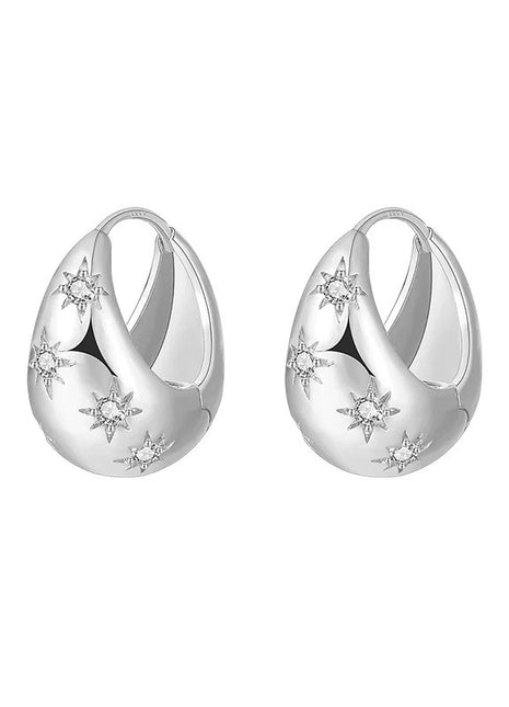 Sterling Zircon Earrings