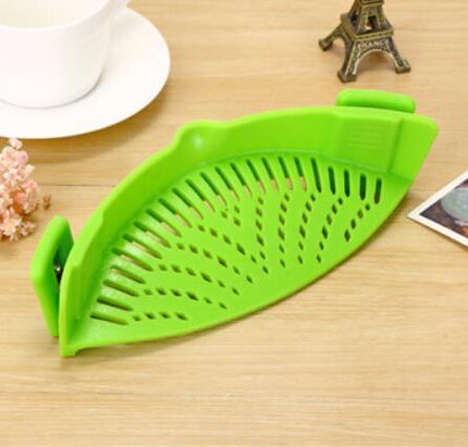 Clip-On Silicone Strainer Funnel