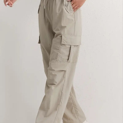 High Waist Drooping Quick-drying Leisure Wide Leg Track Pants