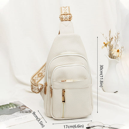 Soft Leather Retro Crossbody Bag