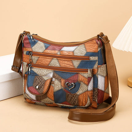 Sewing Thread Casual Crossbody Bag