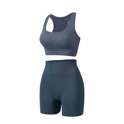 Wireless Bra and Shorts Sport Set