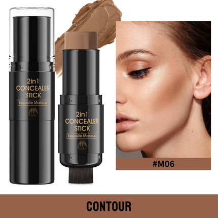 HelloKiss Double-Head Contour & Highlight Stick with Brush