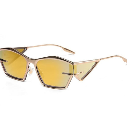 Futuristic Full-Frame Sunglasses – Technology-Inspired Fashion