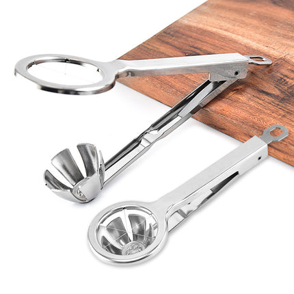 Stainless Steel Hexagonal Egg Cutter — Perfect Slices Every Time!