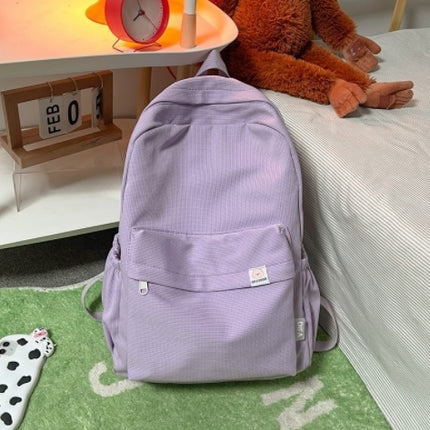 Cute Candy-colored High School Simple Large-capacity Backpack
