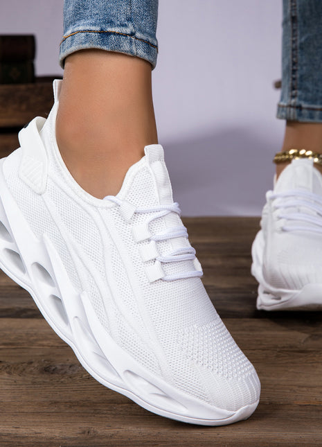 Zapatillas de malla informales con suela blanda