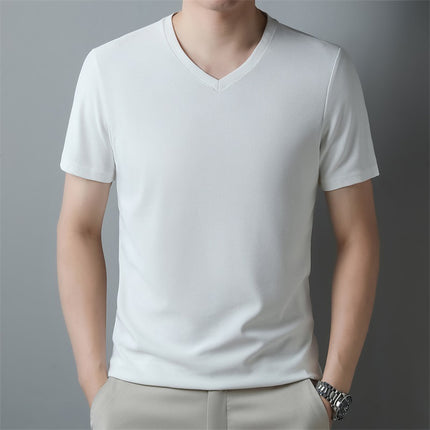Thin Casual V-neck Short-sleeved T-shirt