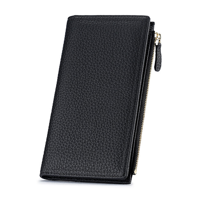 Cowhide Long Wallet