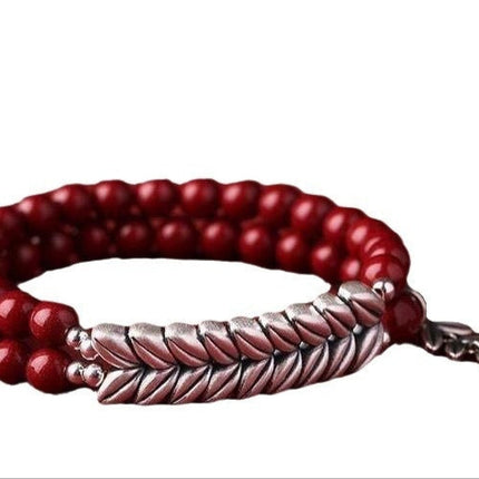 Cinnabar Gold Sand Bracelet