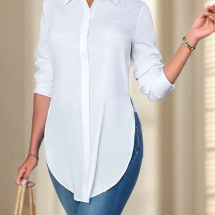 Split Button Front Shirt