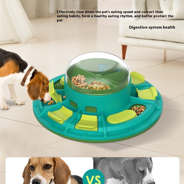 Interactive Dog Puzzle IQ Improvement and Slow Feeding Nutritious Non-Electric Plastic