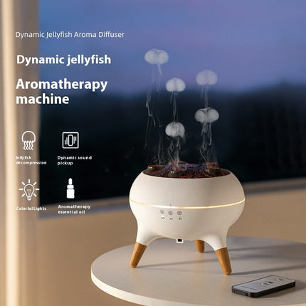 Intelligent Jellyfish Ultrasonic Air Humidifier Aroma Diffuser with Remote Control