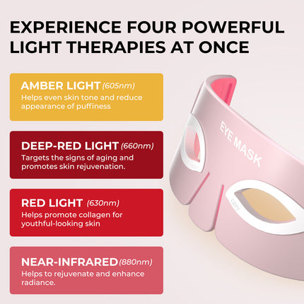 Light Eye Mask Four-color LED technology