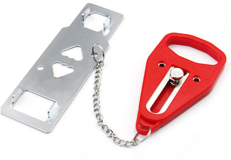 Portable Dual-Use Door Stopper Lock