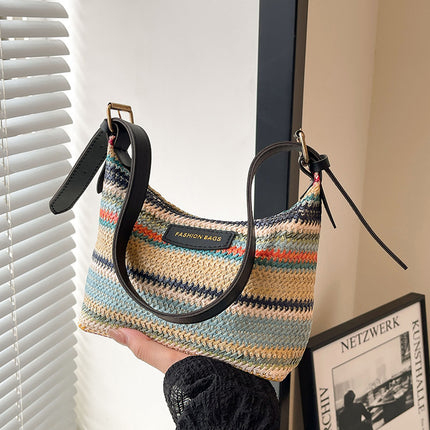 Soft Woven Shoulder Bag