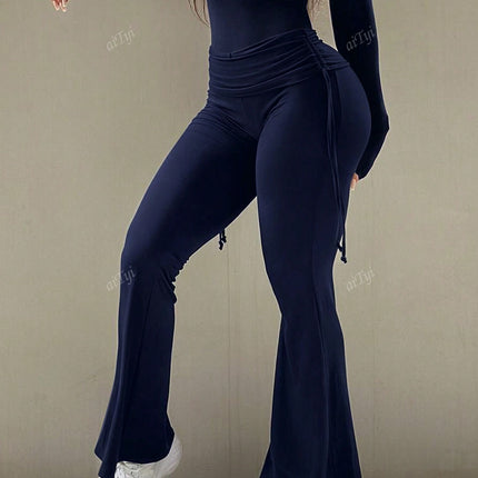 Flared Slimming and Versatile Sport Pants