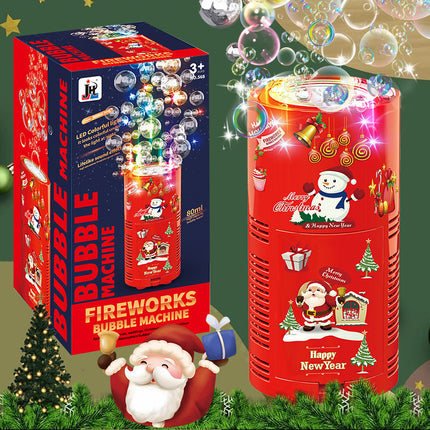 Automatic Bubble Fireworks Machine Toys