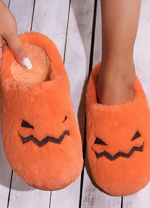 可愛いハロウィンパンプキンスリッパ