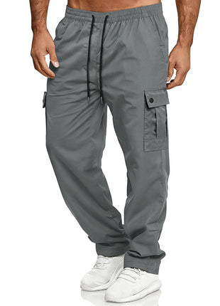 Men’s Loose Fit Straight-Leg Workwear Pants – Outdoor Utility Trousers