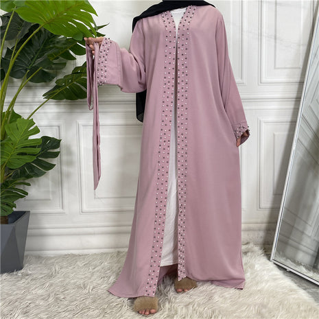 عباية رداء برباط مزينة بالخرز