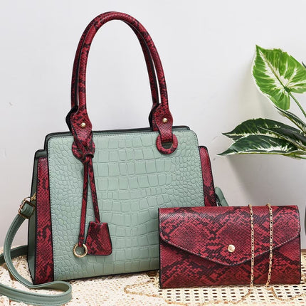 Serpentine Stitching Combination Two Bags