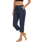 Cropped Pants Blue