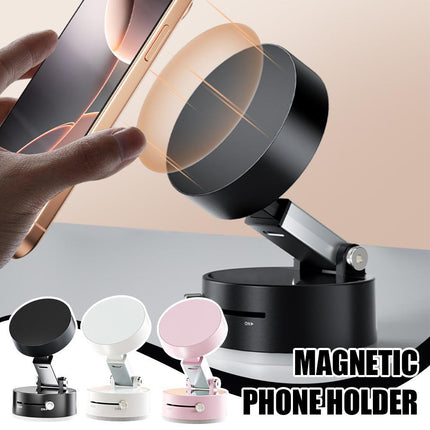 Foldable Magnetic Vacuum Car Phone Holder