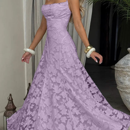 Summer Sling Chiffon Elegant Backless Party Dress