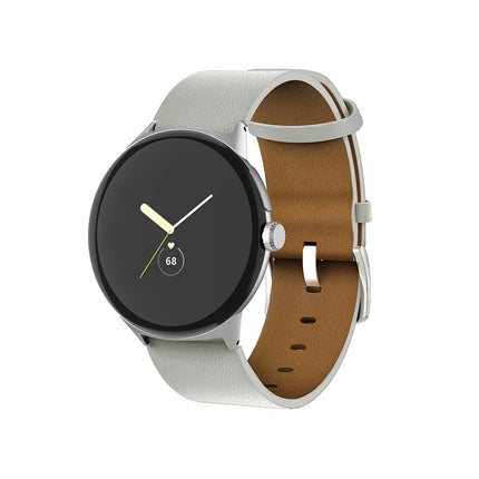 Applicable to Google Watch Straight Interface Leather Strap