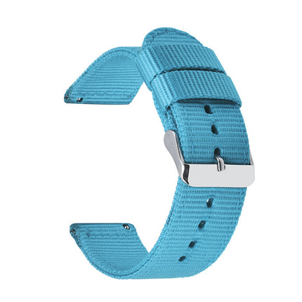 Solid Nylon Canvas Watch Strap