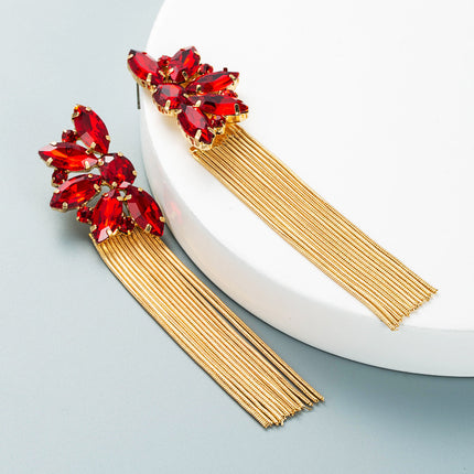 Half Flower Exaggerated Earrings