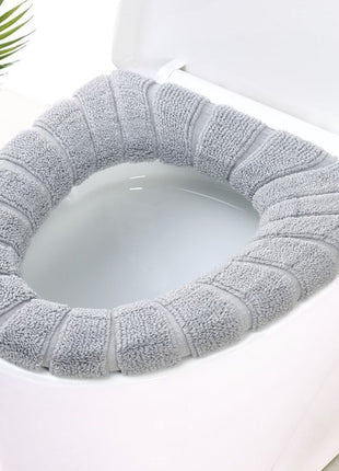 Elastic Thickened Toilet Seat Cushion – Fits O, U & V-Shaped Seats