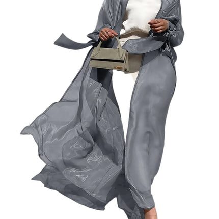 Puff Sleeve Light Abaya