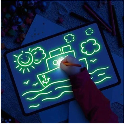 3D Magic Light Drawing Pad™ – Educational Glow Sketch Board