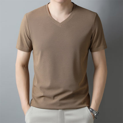 Thin Casual V-neck Short-sleeved T-shirt