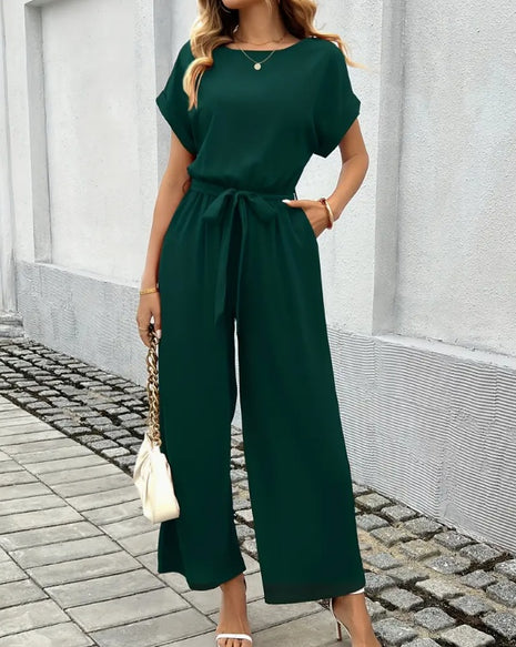 Conjunto elegante de top y pantalón de 2 piezas