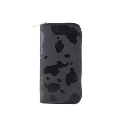 Cow Pattern Long PU Wallet