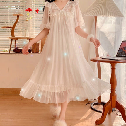 Net Yarn Sweet Sleepwear