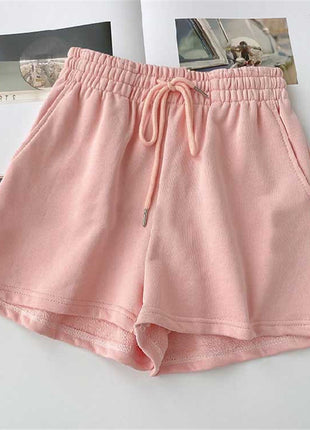 High Waist Loose Thin Versatile Wide Leg A-line Short