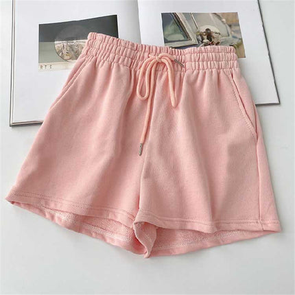 High Waist Loose Thin Versatile Wide Leg A-line Short