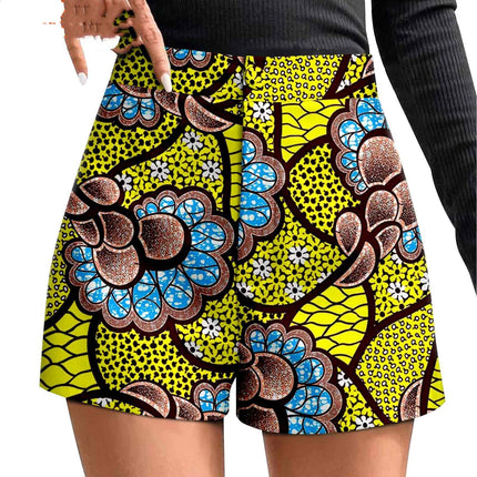 African Duplex Cotton Batik Shorts