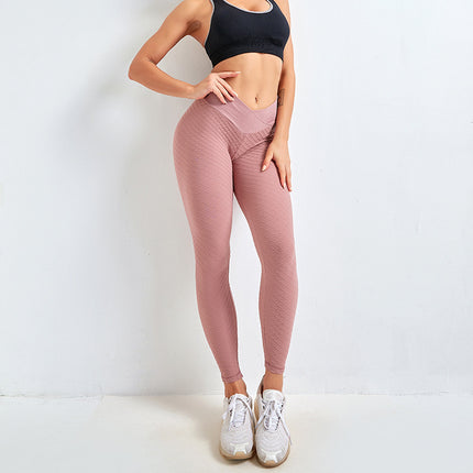 Seamless Three-dimensional Shaping And Hip Lifting Yoga Pants