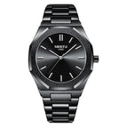 All Black Silver Nail