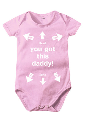 Cotton Baby Siamese Triangle Romper - 0-24 Months