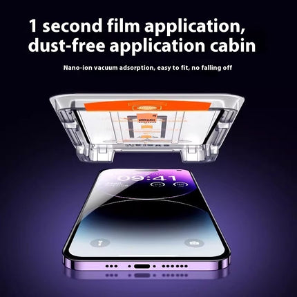 iPhone X/11/12/13/14/15/16 Dust-free Second Film Full Screen Peep-proof