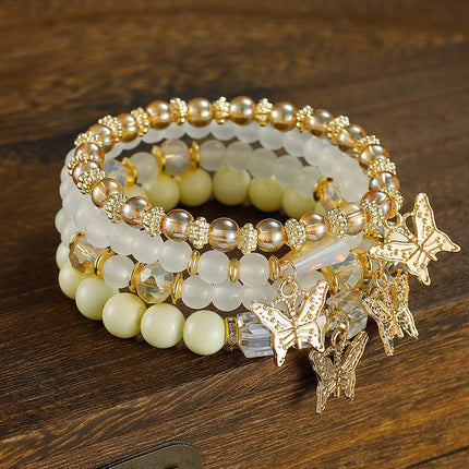 Crystal Multi-layer Beaded Bracelet