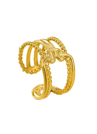 Adjustable Stainless Steel Minimalist Ring